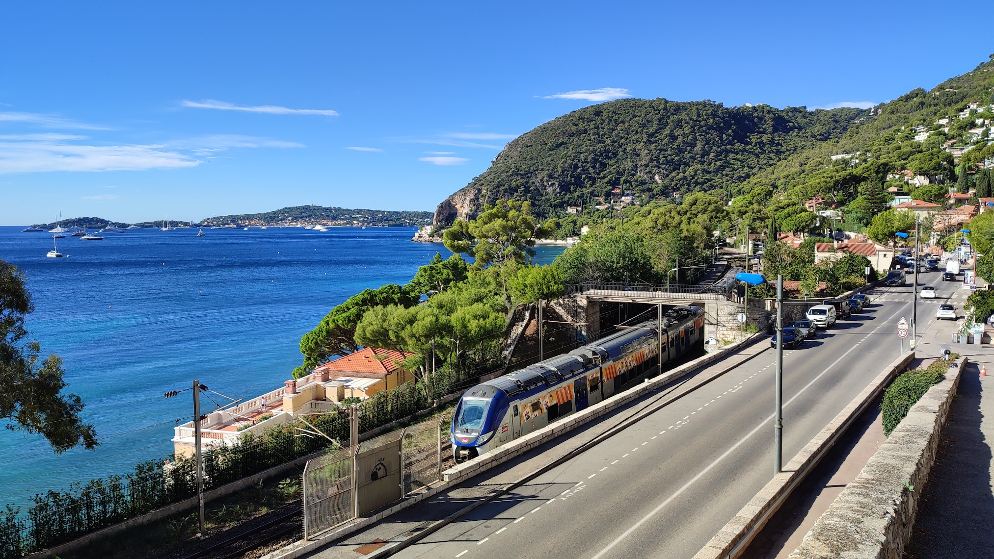 Panorama sur la Cote d'Azur depuis le sentier Nietzsche